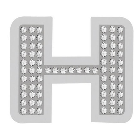 Pilot BL-555HZ Emblem Bling Chrome Letter H